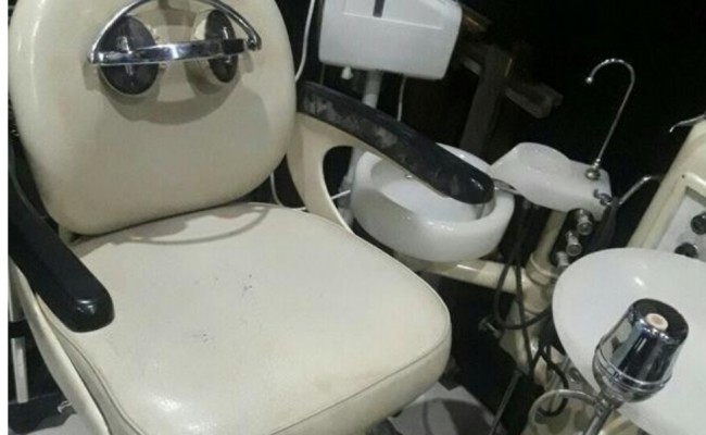 صندلی دندانپزشکی قدیمی کلکسیونی