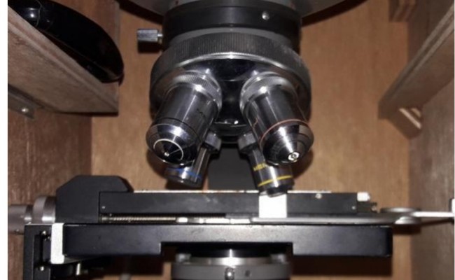 میکروسکوپ دوچشمی آزمایشگاهی